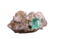 Emerald and Calcite