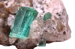 Emerald and Calcite