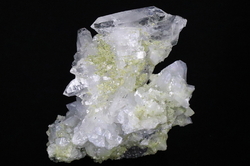 Modry dolomite, křišťál (křemen)