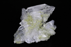 Modry dolomite, křišťál (křemen)